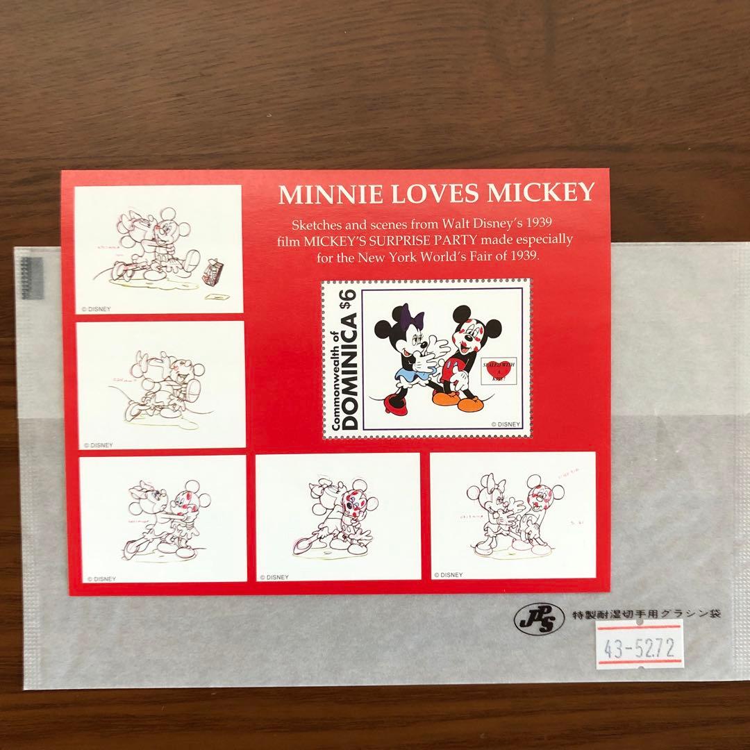ミッキ&ミニー誕生70年記念切手セット