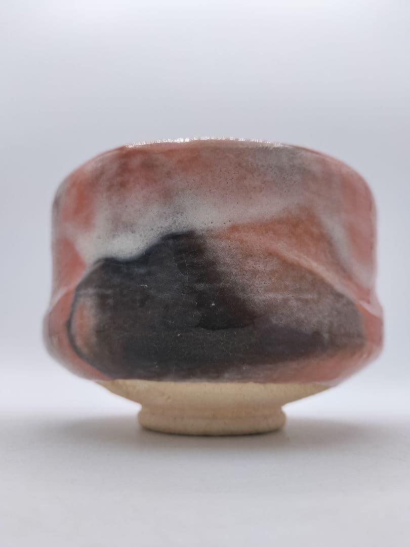 c657 茶碗 赤楽 銘『無事』紫野 寛州箱書 伊藤一楽 木箱 茶道具 古物