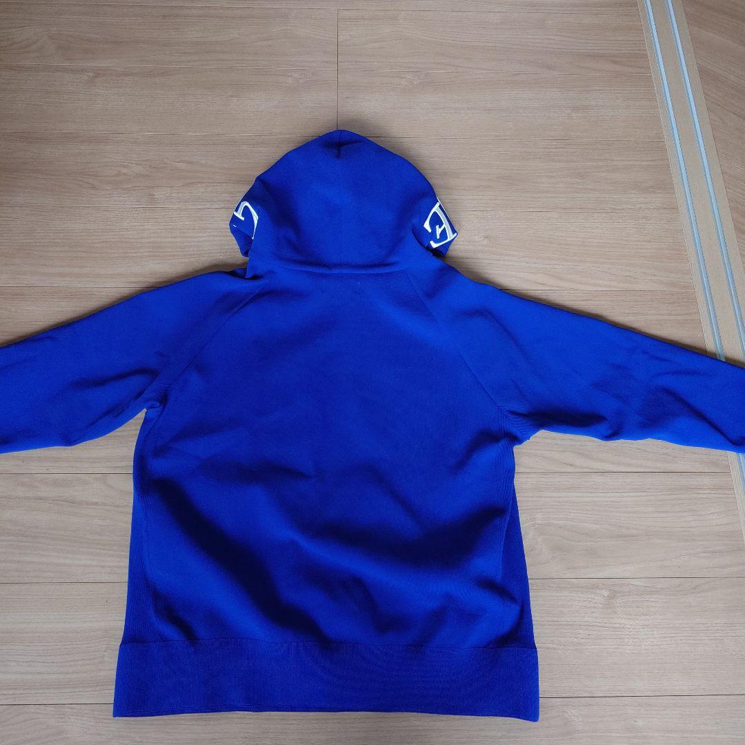 MARK LONA フード付きセーター 青