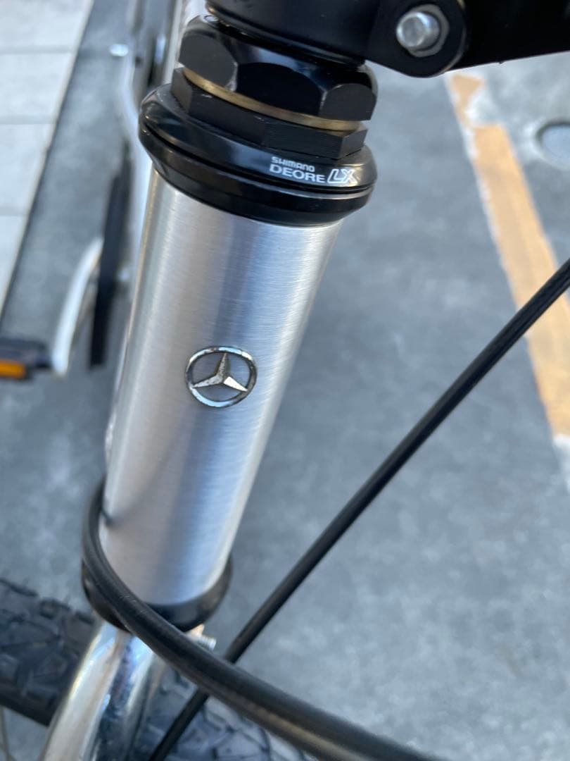 希少　ジャンク品　メルセデスベンツ　シルバー 自転車