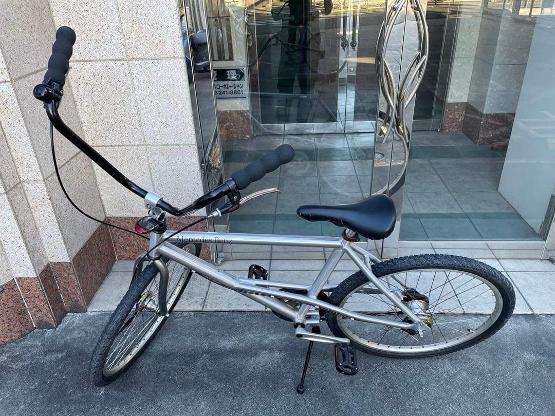 希少　ジャンク品　メルセデスベンツ　シルバー 自転車