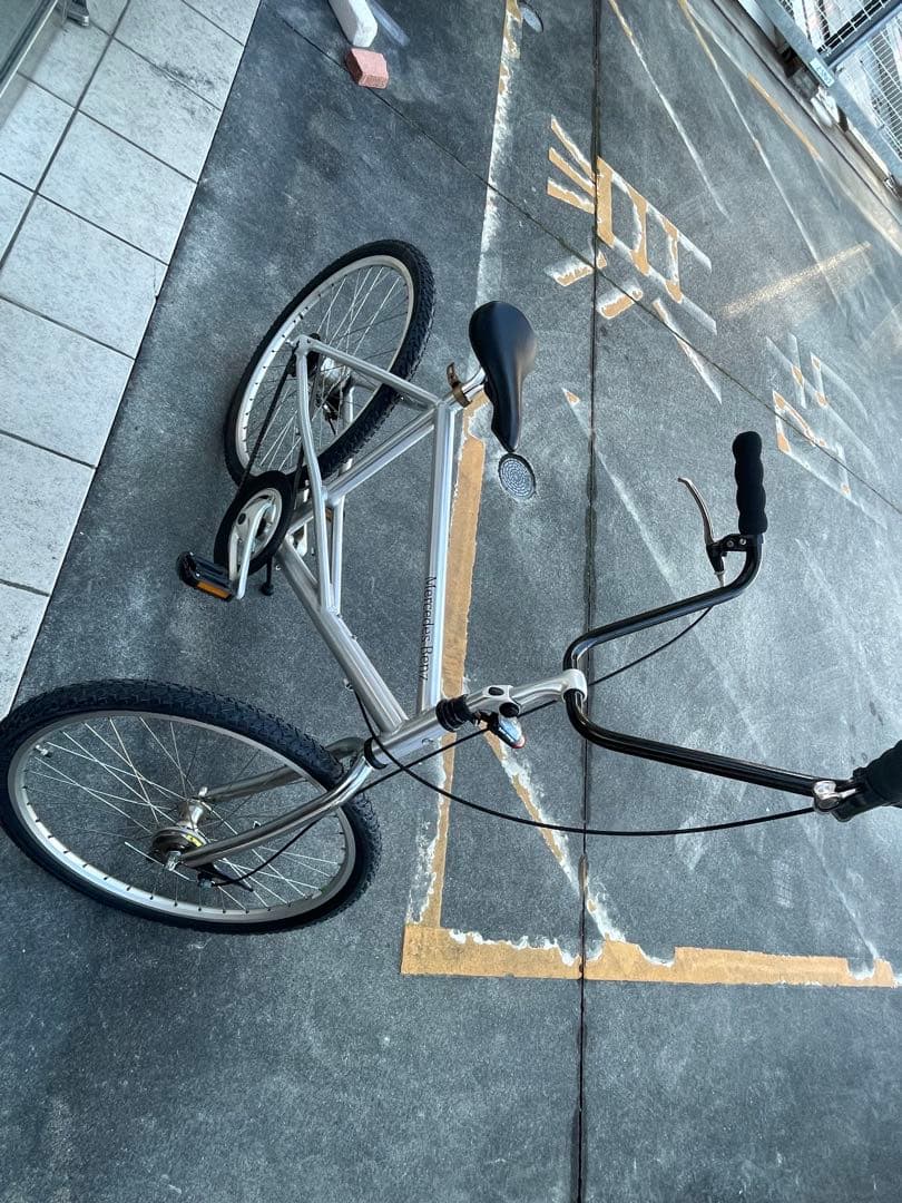 希少　ジャンク品　メルセデスベンツ　シルバー 自転車