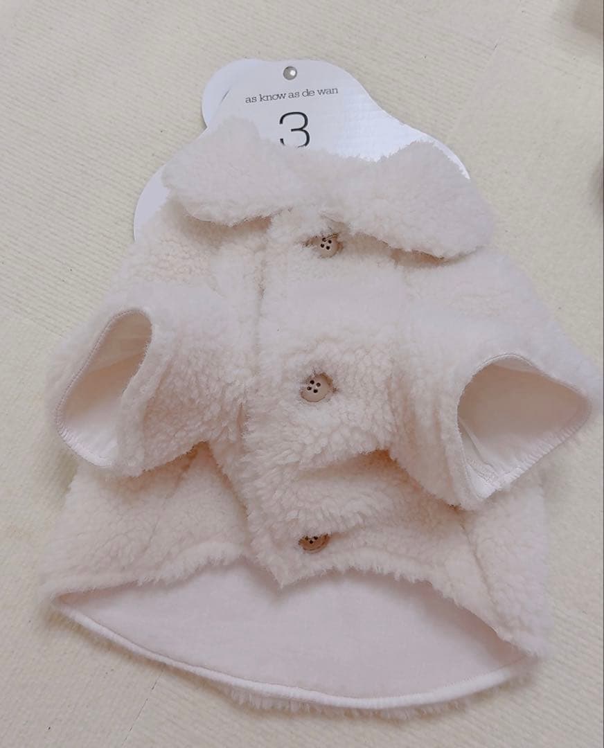 asknowasdewan テディベアポンチョ　3号　アズノウアズデワン　アウタ