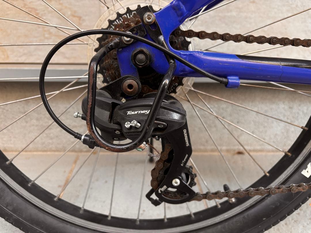 【値引中】GIOS GENOVAキッズマウンテンバイク24インチ 青 手渡し希望