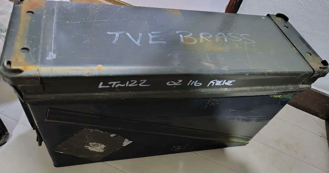 ランタン収納可能 実物 中古 弾薬箱 アンモボックス アモカン アンモ缶