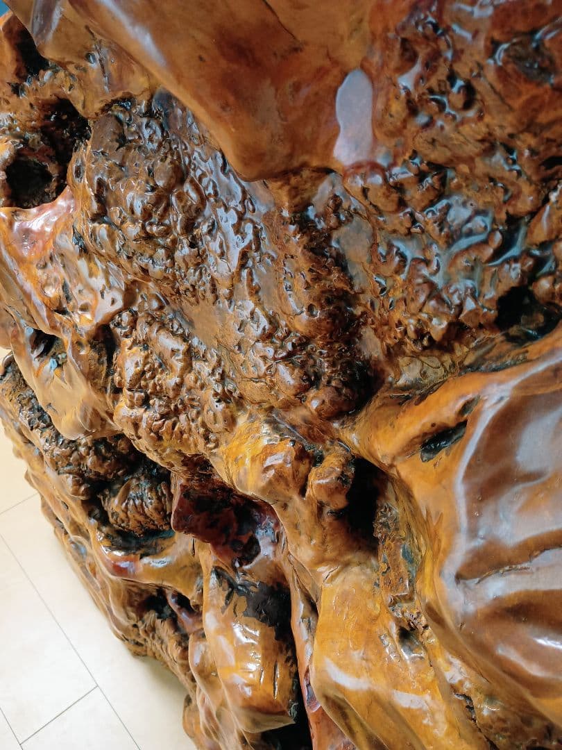 ★花梨 かりん 瘤 衝立 1枚板 価格相談可！定価120万 配達可 群馬