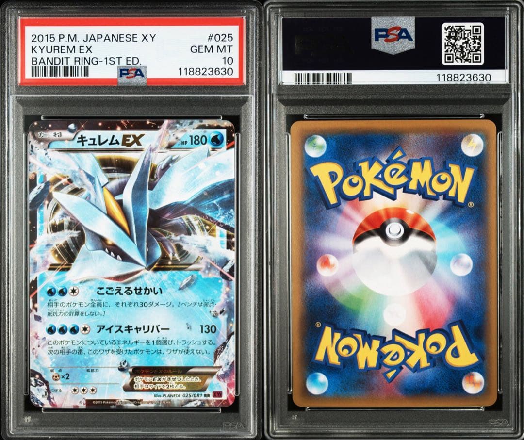 PSA10 キュレムEX RR 1ED XY7 025/081 バンデットリング