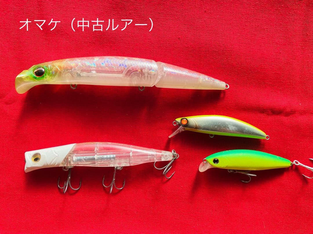 ルアー11点（カゲロウ125、ブローウィン140他）＋オマケ（カゲロウ124他）