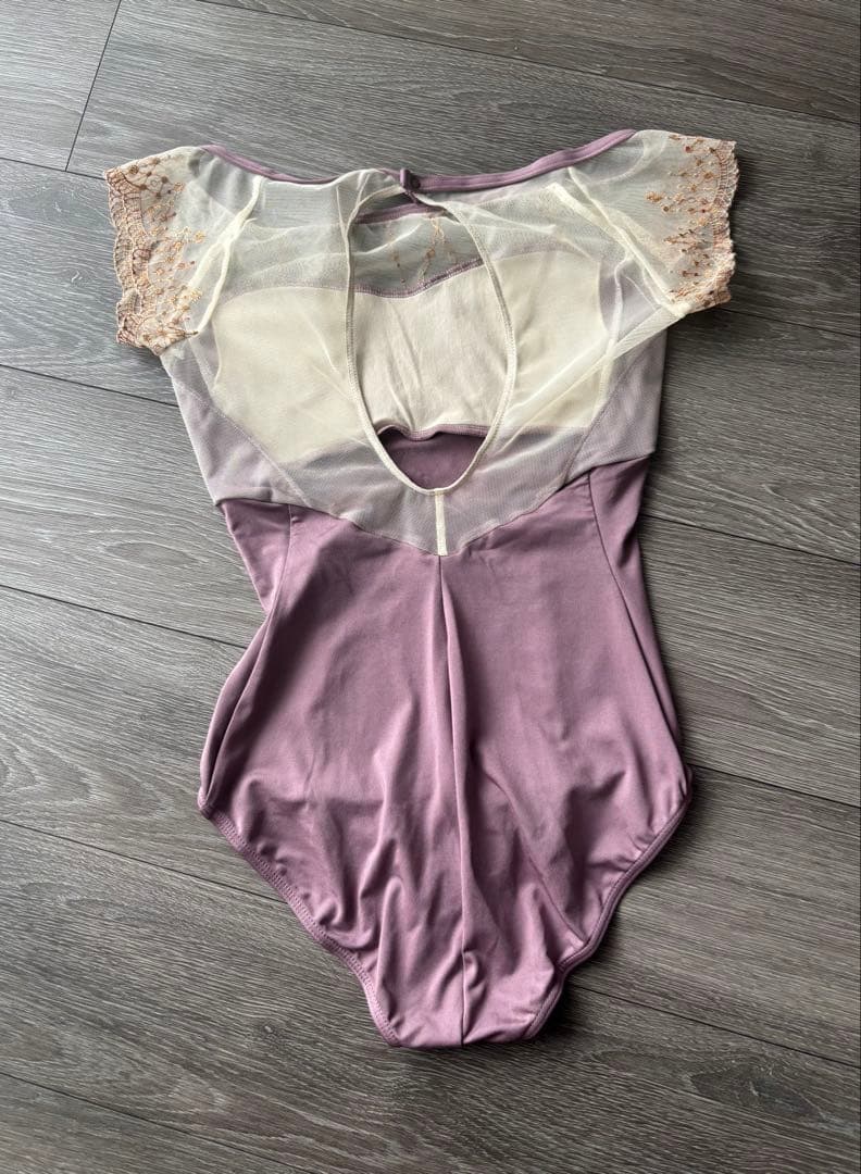 チャコット　キャップスリーブレオタード　ピンク M