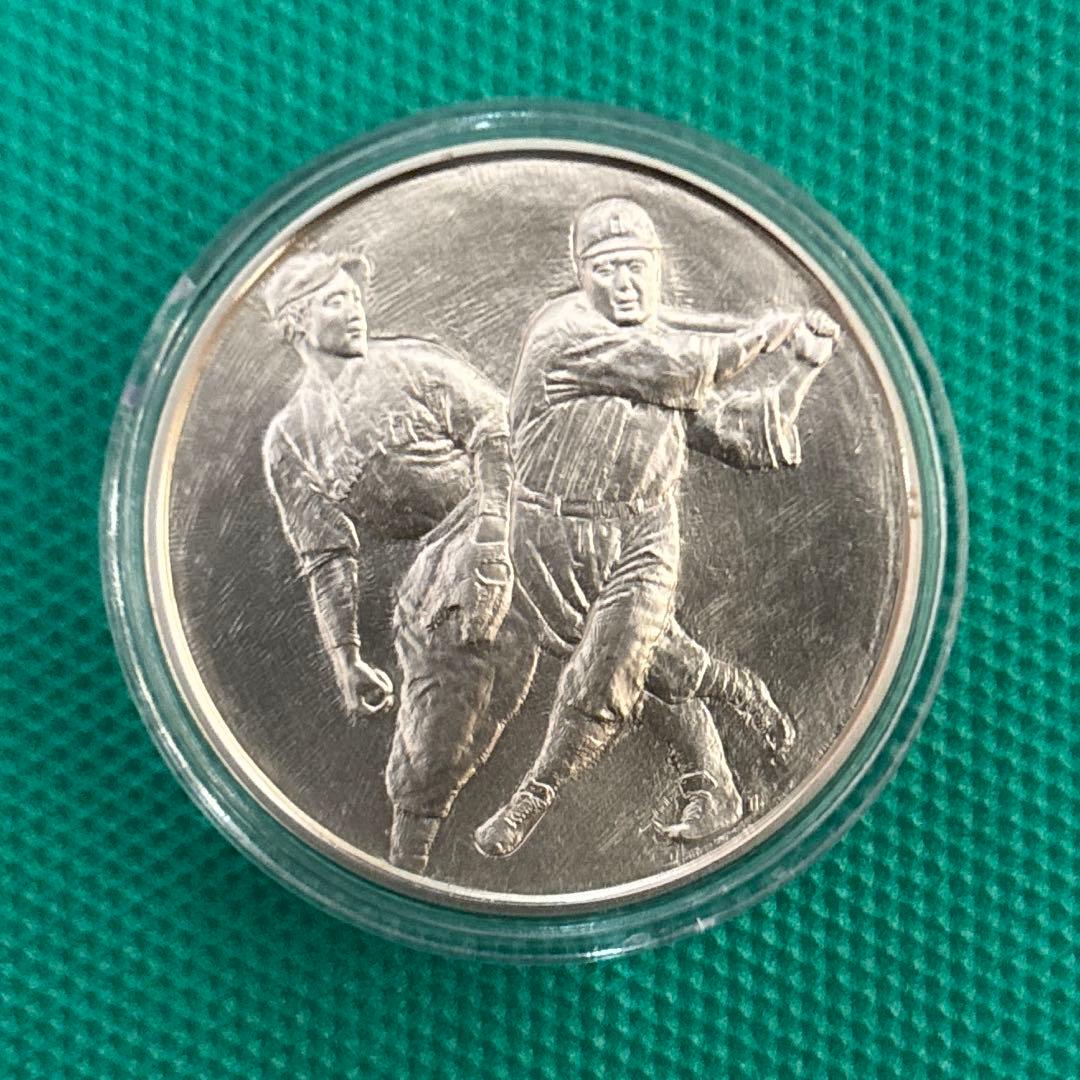 日本プロ野球 70周年記念 銀製メダル