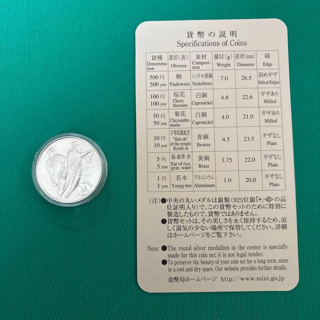 日本プロ野球 70周年記念 銀製メダル