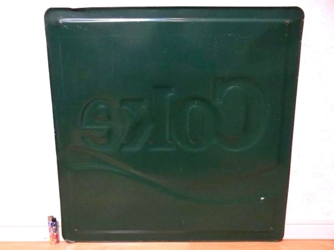 80年代 ビンテージ コカ・コーラ 看板 ホーロー 旧車 ガレージ 昭和 当時物