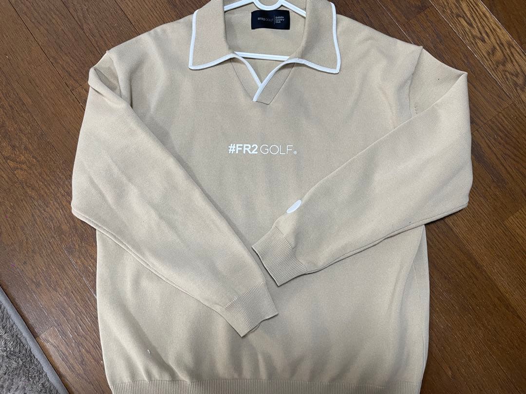FR2ゴルフ　新作入手困難　限定カラーラビット長袖ポロシャツ
