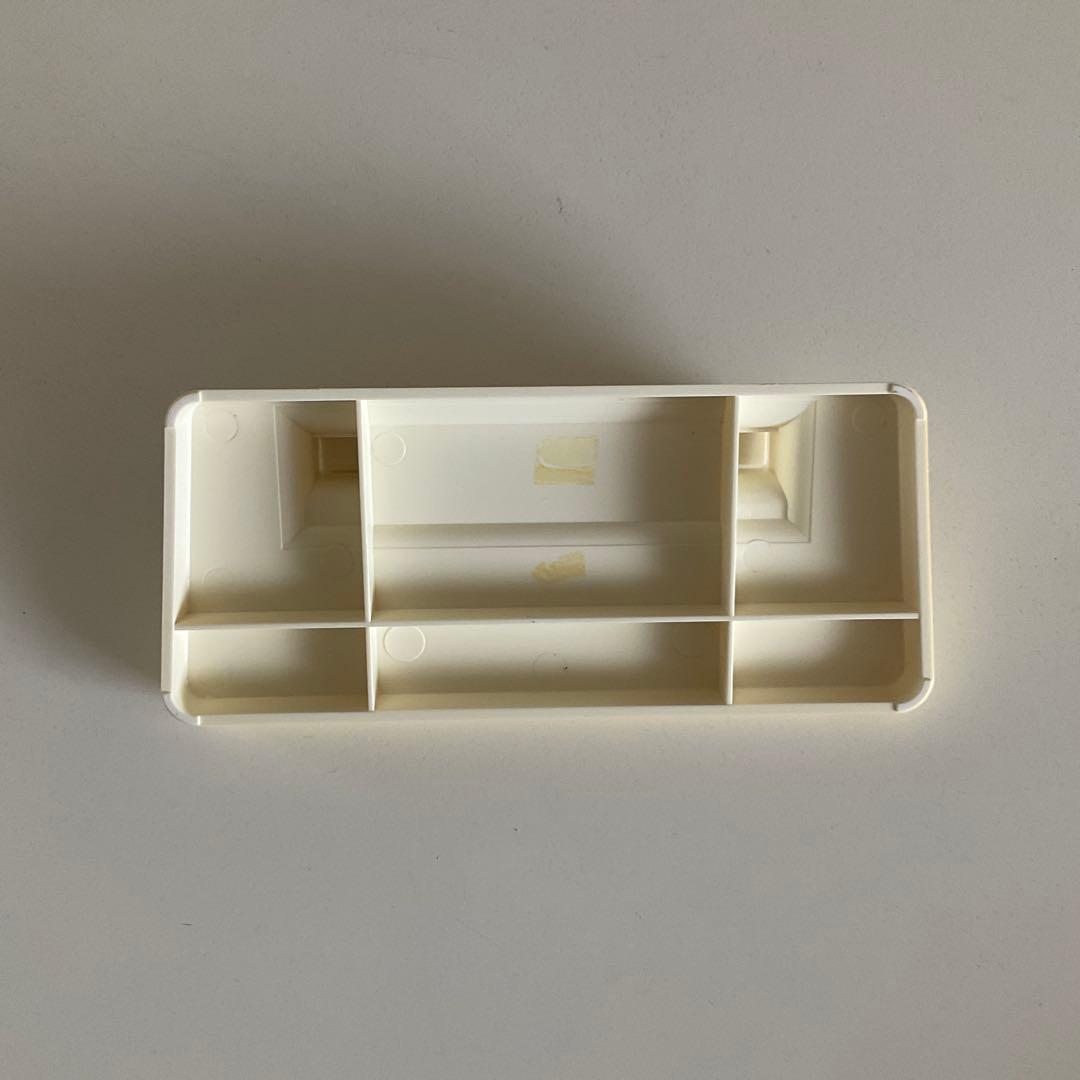 TWEMCO QUARTZ　クロック　クリーム色　パタパタ時計