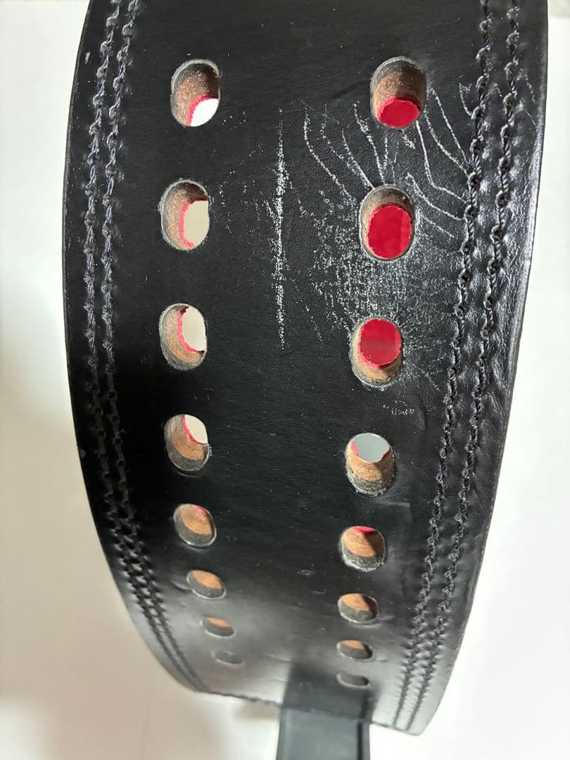 SBD パワーベルト 黒/赤　Mサイズ