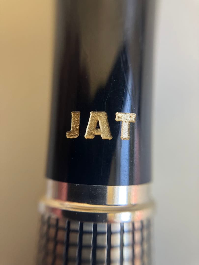 PILOT ペン先18-K万年筆 スターリングシルバー　JAT刻印　特注