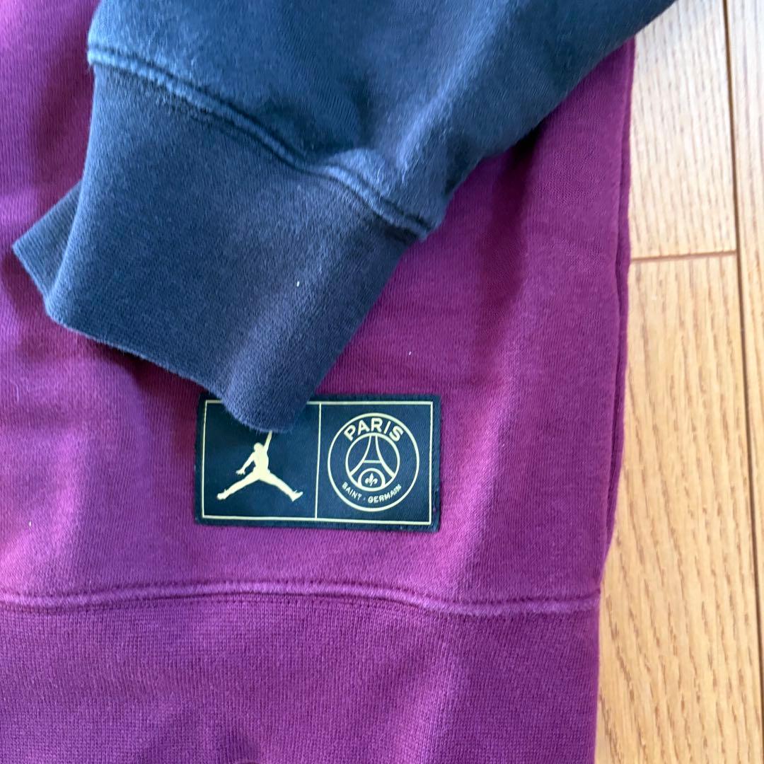 【美品】Jordan PARIS パーカー Mサイズ ブラック/パープル