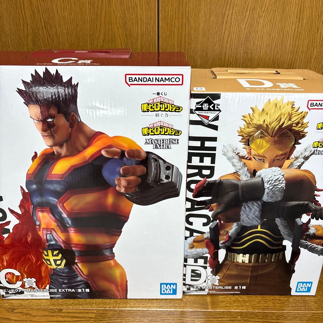 一番くじ 僕のヒーローアカデミア 紡ぐ力 D賞 ホークス　エンデバー　未開封