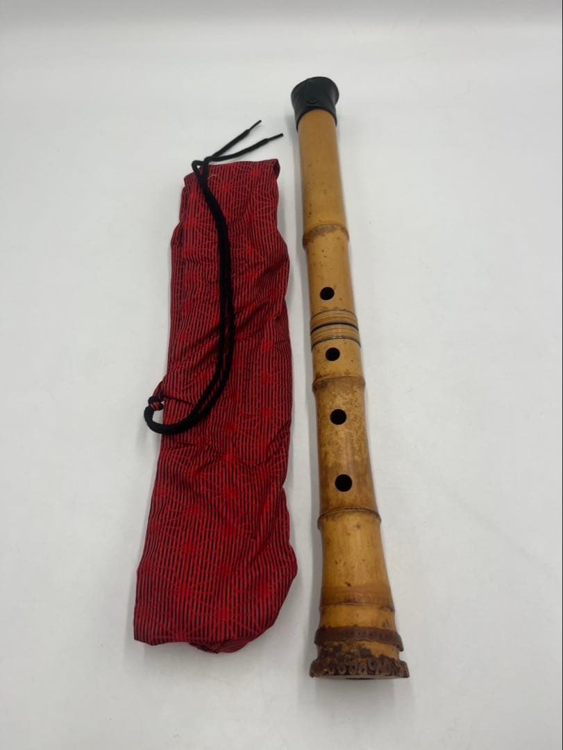 尺八　容山　二印　銘入り　和楽器