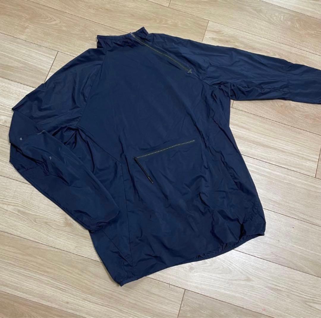 On Active Jacket M ネイビー ジッパーポケット付き