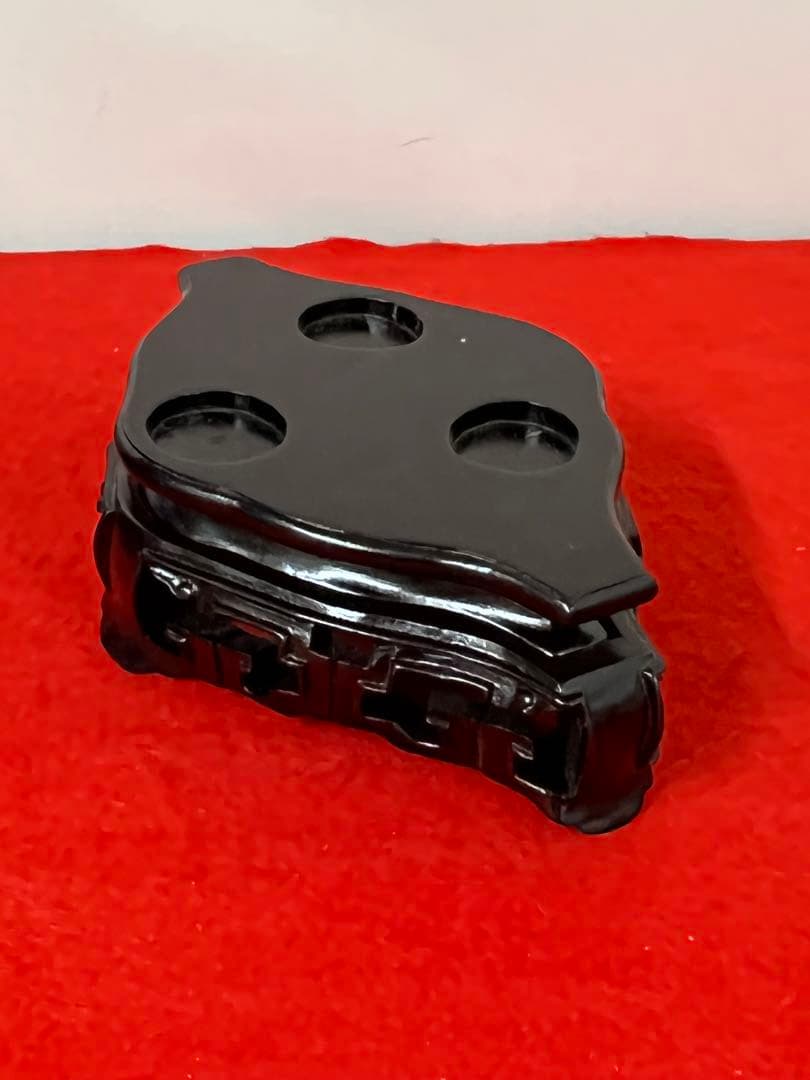 香炉　清時代　天然玉香炉　精巧な彫刻　紫檀台 BL1--3