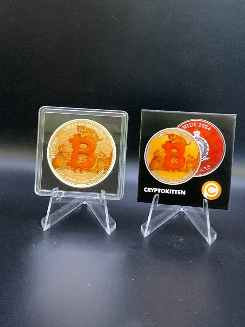 猫　キャット　ビット 仮想通貨 1オンス銀貨
