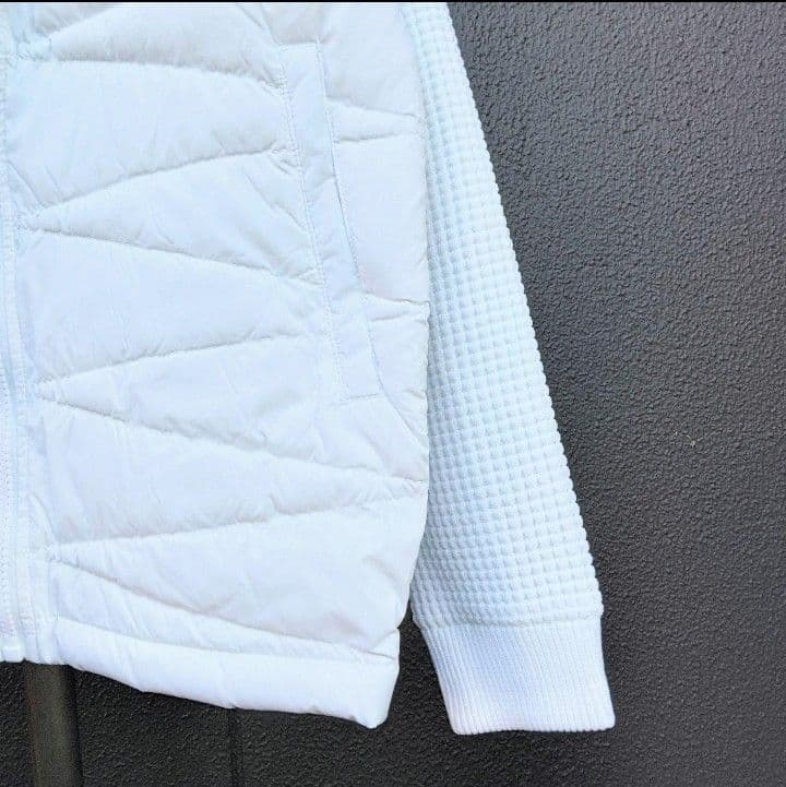 LUXE/R GOLF ダウンフェザーワッフル切替えパーカー45763WHL②