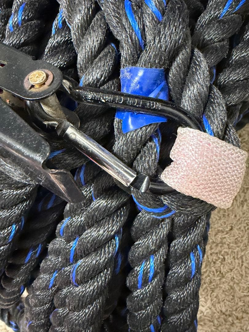 バトルロープ トレーニングロープ ロック機構付き 5本セット