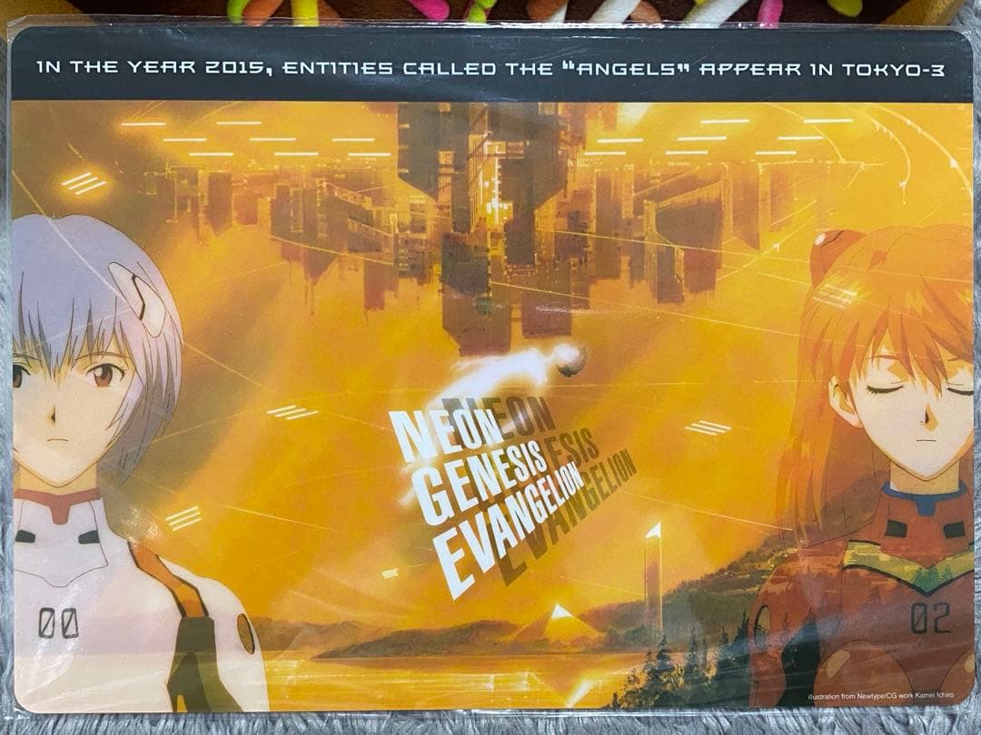 【貴重品】新世紀エヴァンゲリオン B5サイズ下敷き　10枚セット