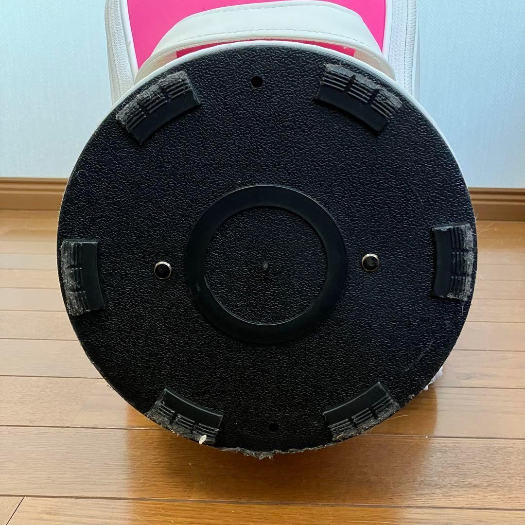AB-118 アディダス キャディバッグ ピンク×ホワイト ※訳あり 送料無料