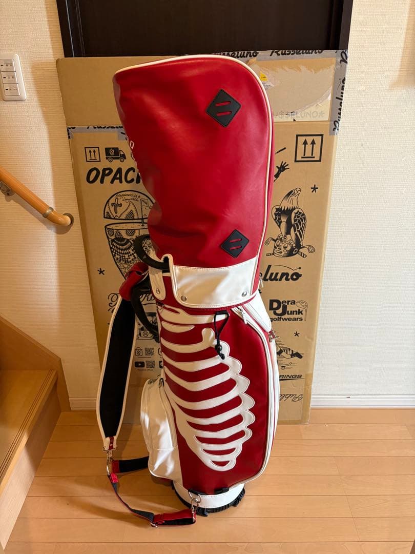 ラッセルノ　キャディーバッグ　SKULL GOLFBAG