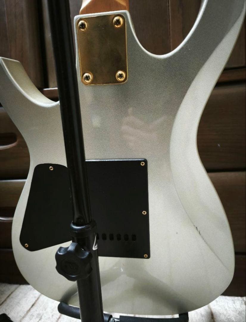 [soni]フジゲンエレキギター、ストラップ、ミニアンプ、シールド、アーム