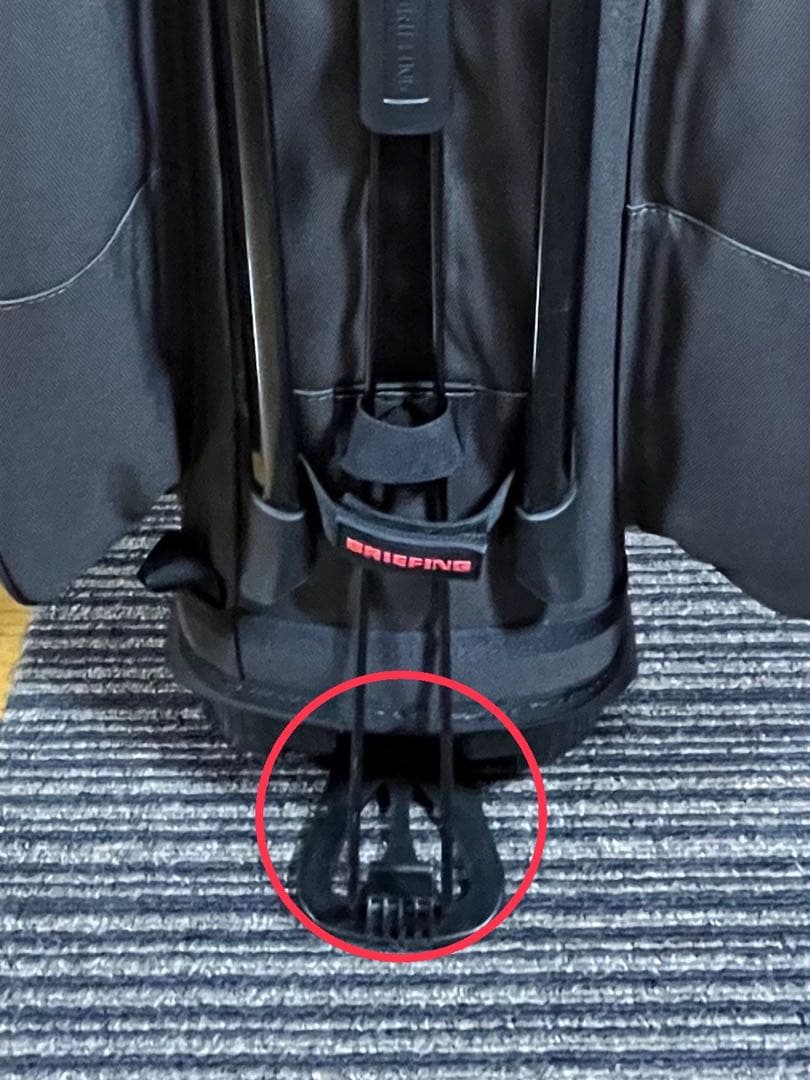 【美品】販売店限定カラー ブリーフィング キャディバック チャコール