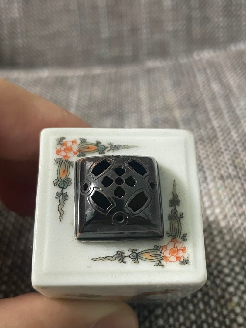 柿右衛門・香炉・江戸中期・ミニチュア・5㎝