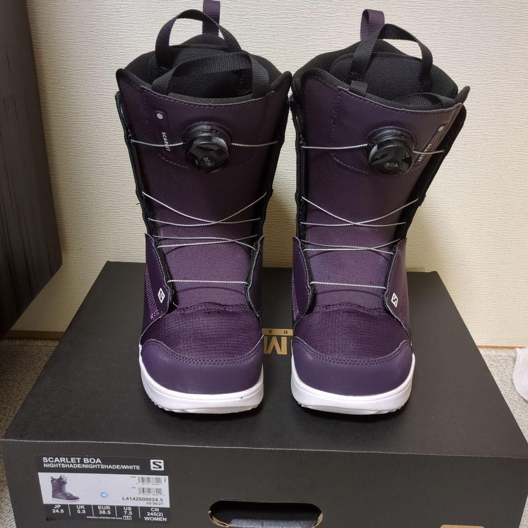 サロモン スカーレット ボア スノーボード ブーツ レディース 24.5cm