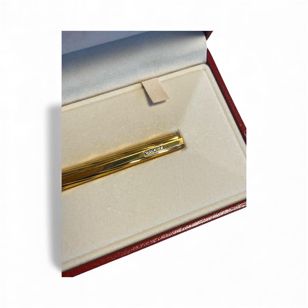 【値下げ】【美品】S.T.DUPONT デュポンゴールドボールペン　ケース付　仏