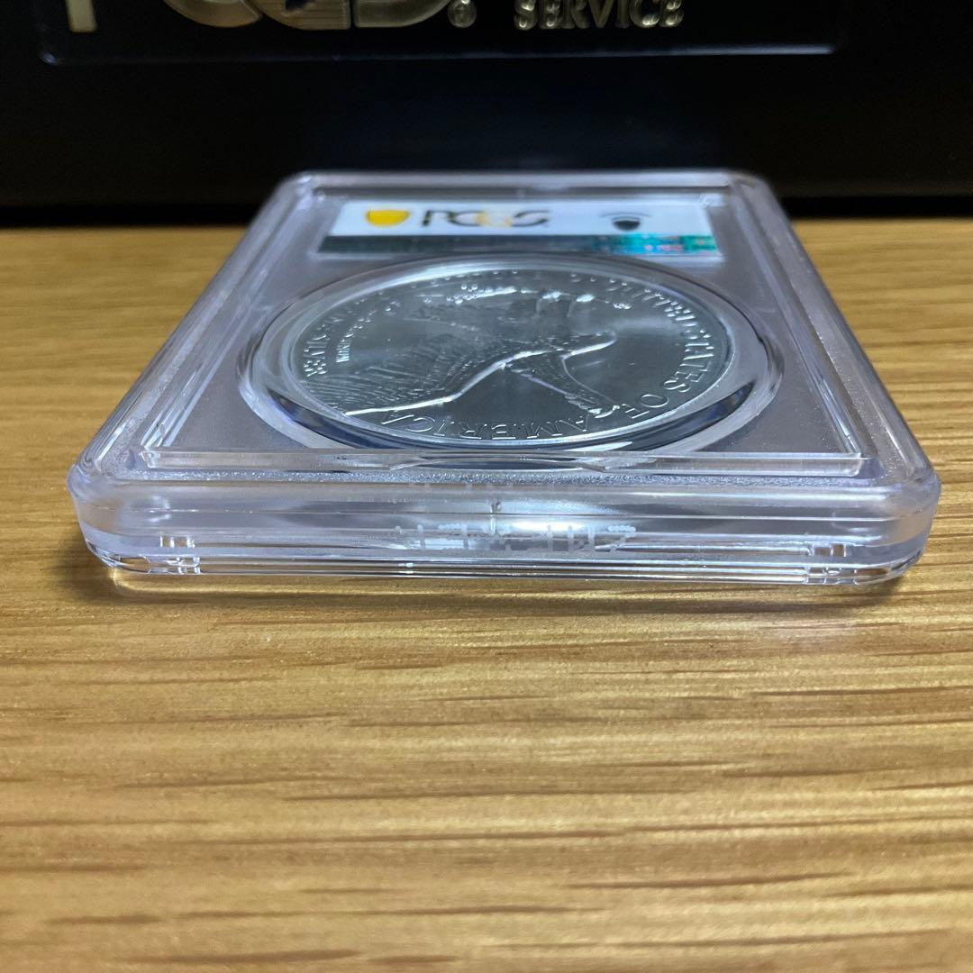 【新品】Silver Eagleイーグル銀貨2022-（W） PCGS MS70