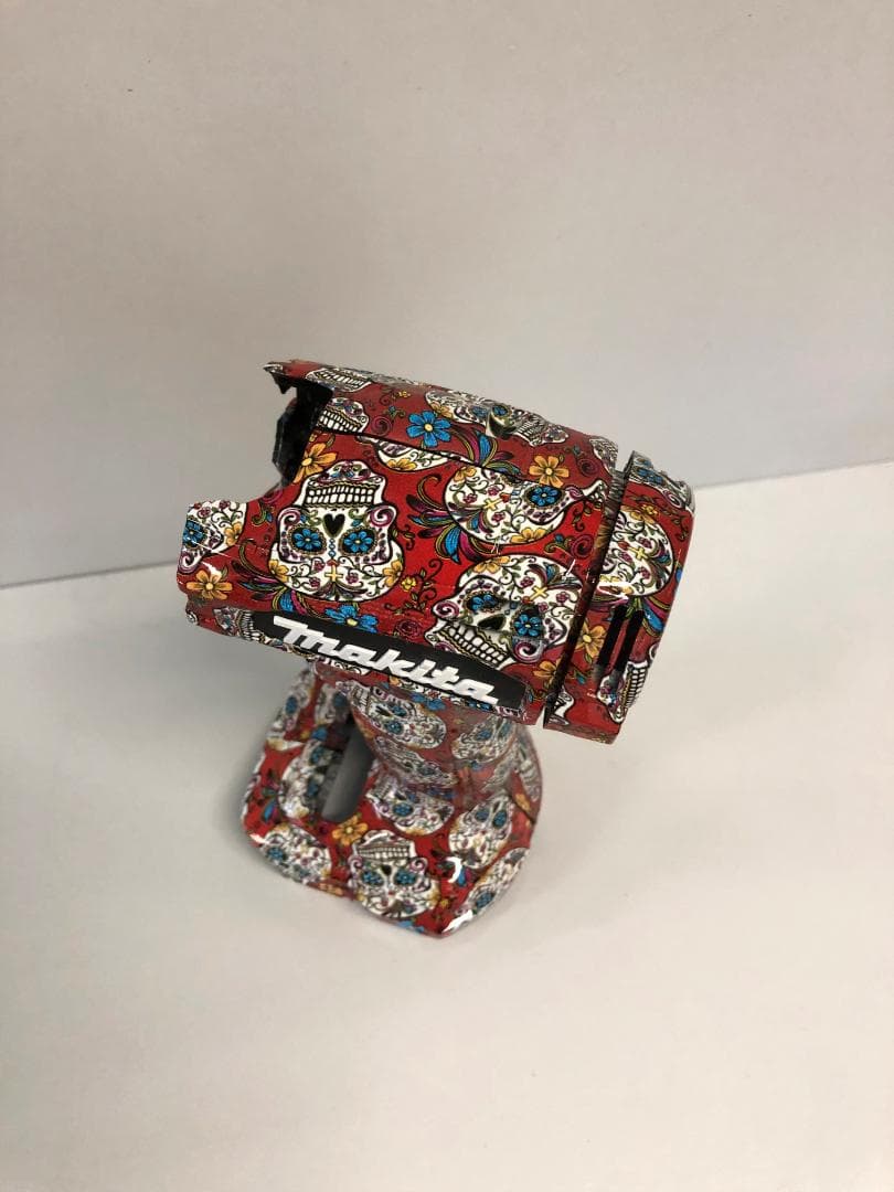 マキタ　インパクトドライバー　TD172　カスタム外装　シュガースカル・赤柄