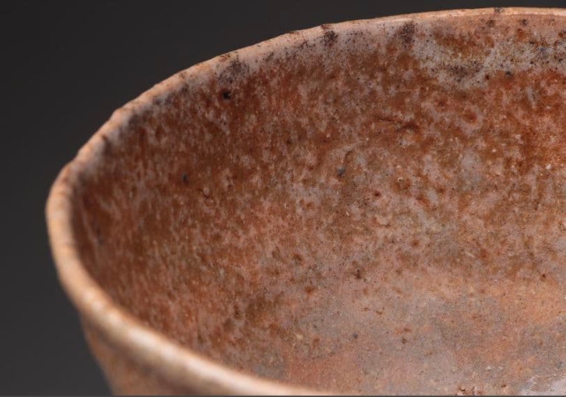 【伝世】朝鮮古美術　李朝　井戸茶碗 合箱　李朝茶碗 　朝鮮古陶　青井戸　奥高麗