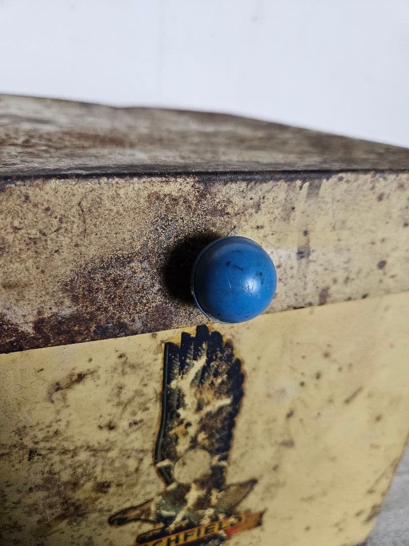 USヴィンテージ 1940-60’s ブリキのファイルケース Richfield