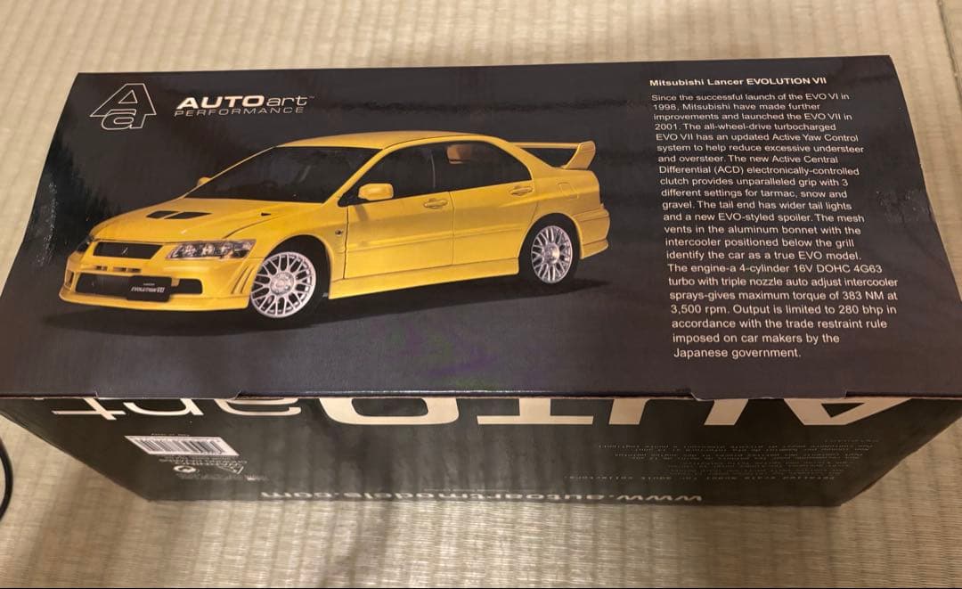 オートアート 1/18 MITSUBISHI 三菱 ランサーエボリューション 7