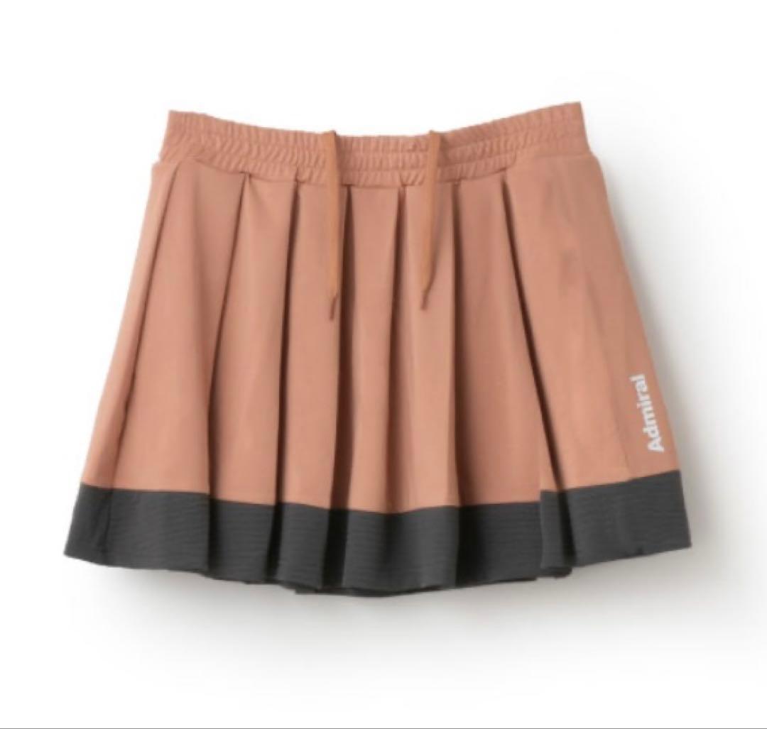 Admiral アドミラルテニスウェアプリーツスコートスカート Mオレンジ