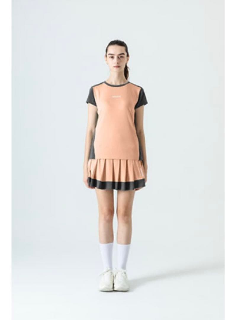 Admiral アドミラルテニスウェアプリーツスコートスカート Mオレンジ