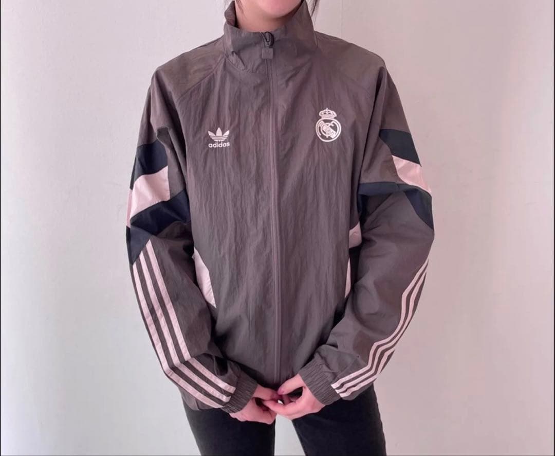 【adidas】レアルマドリード＊アンセムジャケット＊ L