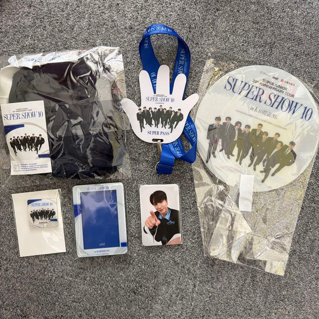 SUPER JUNIOR Super Show 10 高雄 入場特典 6点セット