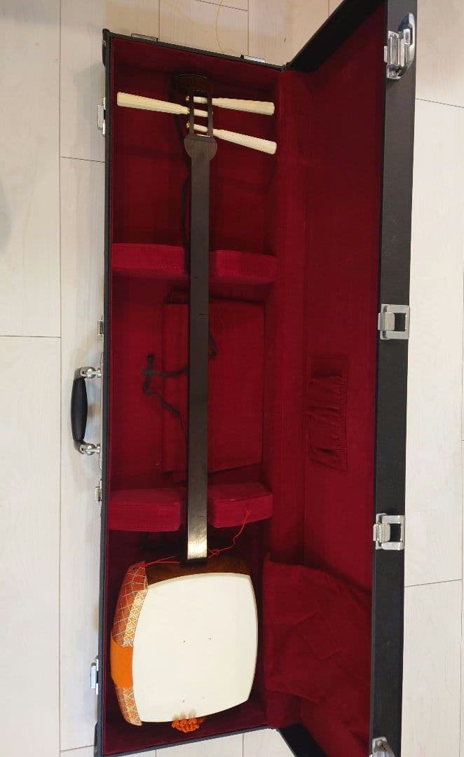 演奏会用長唄三味線本体 ケース付き