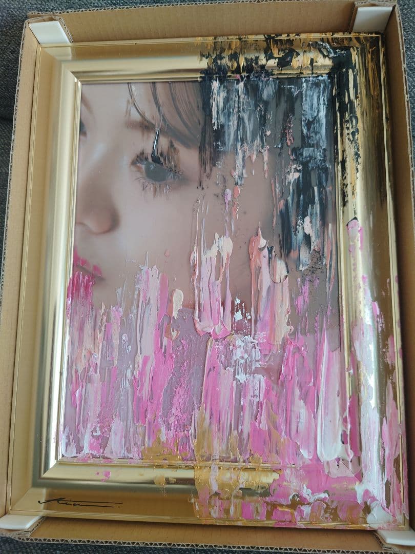 日向坂46　宮田愛萌　油絵アート　額縁　パーカー　　ミニ写真集