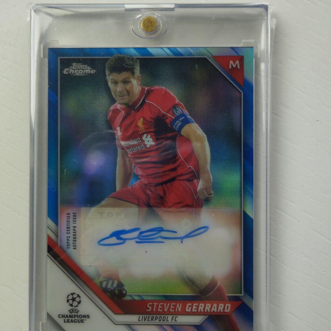 スティーブンジェラード(リバプール)150枚限定直筆サインカード