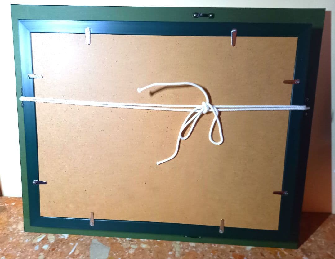 【週末特価】[真作][証明書付]がんどうあつし　スパイラル　額装