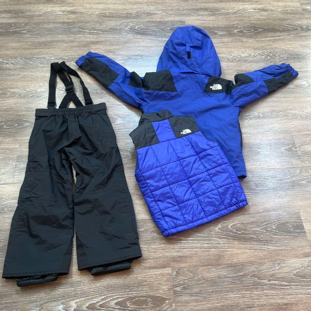ノースフェイス　120 130スキーウェア　パンツ　サイドフルオープン　男の子